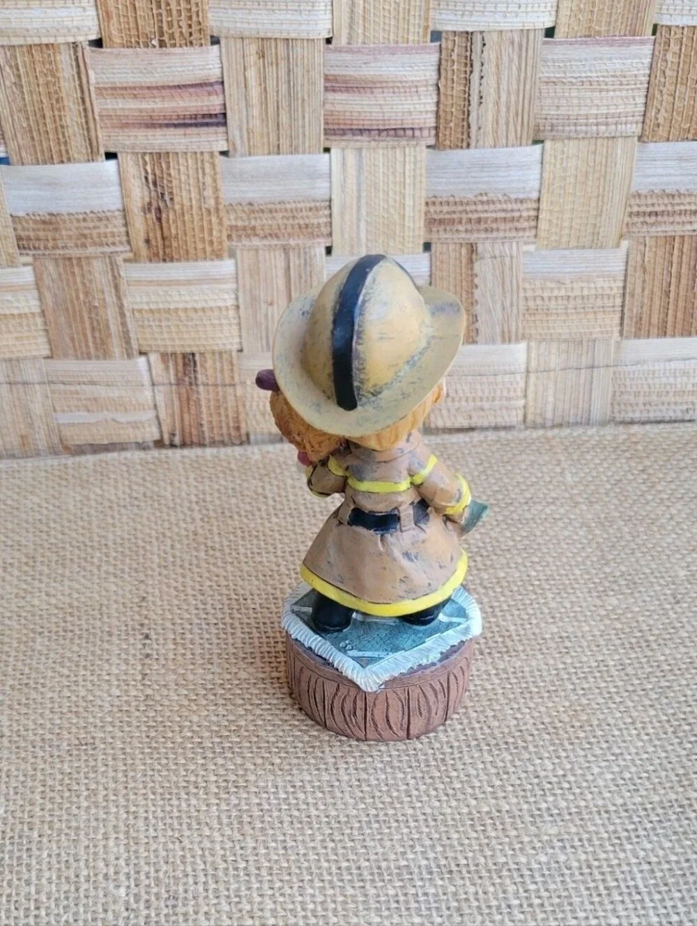 VINTAGE FIREFIGHTER FIGURINE BY TURTLE KING CORP.